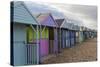 Beach Huts at Herne Bay, Kent, England, United Kingdom, Europe-Charlie Harding-Stretched Canvas