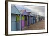 Beach Huts at Herne Bay, Kent, England, United Kingdom, Europe-Charlie Harding-Framed Photographic Print