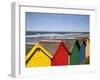 Beach Huts at Whitby Sands, Whitby, North Yorkshire, Yorkshire, England, United Kingdom, Europe-Mark Sunderland-Framed Photographic Print