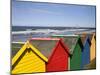 Beach Huts at Whitby Sands, Whitby, North Yorkshire, Yorkshire, England, United Kingdom, Europe-Mark Sunderland-Mounted Photographic Print