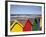 Beach Huts at Whitby Sands, Whitby, North Yorkshire, Yorkshire, England, United Kingdom, Europe-Mark Sunderland-Framed Photographic Print