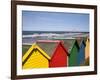 Beach Huts at Whitby Sands, Whitby, North Yorkshire, Yorkshire, England, United Kingdom, Europe-Mark Sunderland-Framed Photographic Print