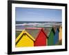 Beach Huts at Whitby Sands, Whitby, North Yorkshire, Yorkshire, England, United Kingdom, Europe-Mark Sunderland-Framed Photographic Print