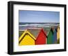 Beach Huts at Whitby Sands, Whitby, North Yorkshire, Yorkshire, England, United Kingdom, Europe-Mark Sunderland-Framed Photographic Print