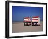 Beach Huts, Blankenberge, Belgium-James Emmerson-Framed Photographic Print