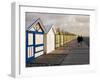 Beach Huts, Cayeux Sur Mer, Picardy, France-David Hughes-Framed Photographic Print