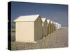 Beach Huts, Cayeux Sur Mer, Picardy, France-David Hughes-Stretched Canvas