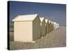 Beach Huts, Cayeux Sur Mer, Picardy, France-David Hughes-Stretched Canvas