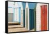 Beach Huts Detail, Abersoch, Llyn Peninsula, Gwynedd, Wales, United Kingdom, Europe-Alan Copson-Framed Stretched Canvas