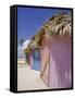 Beach Huts, Dominican Republic, Caribbean, West Indies-Guy Thouvenin-Framed Stretched Canvas