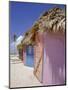 Beach Huts, Dominican Republic, Caribbean, West Indies-Guy Thouvenin-Mounted Photographic Print