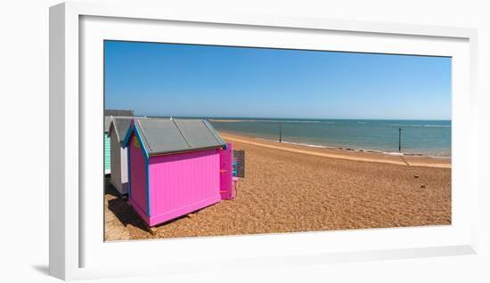 Beach Huts, Felixstowe, Suffolk, England, United Kingdom, Europe-Alan Copson-Framed Photographic Print