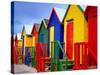Beach Huts, Fish Hoek, Cape Peninsula, Cape Town, South Africa, Africa-Gavin Hellier-Stretched Canvas