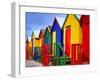 Beach Huts, Fish Hoek, Cape Peninsula, Cape Town, South Africa, Africa-Gavin Hellier-Framed Photographic Print