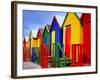 Beach Huts, Fish Hoek, Cape Peninsula, Cape Town, South Africa, Africa-Gavin Hellier-Framed Photographic Print