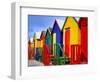 Beach Huts, Fish Hoek, Cape Peninsula, Cape Town, South Africa, Africa-Gavin Hellier-Framed Photographic Print