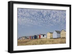Beach Huts, Hayling Island, Hampshire, England, United Kingdom, Europe-Jean Brooks-Framed Photographic Print