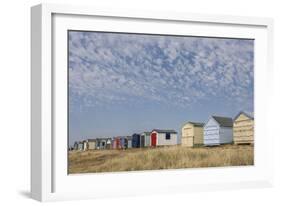 Beach Huts, Hayling Island, Hampshire, England, United Kingdom, Europe-Jean Brooks-Framed Photographic Print