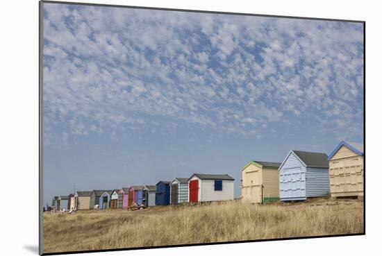 Beach Huts, Hayling Island, Hampshire, England, United Kingdom, Europe-Jean Brooks-Mounted Photographic Print