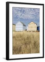 Beach Huts, Hayling Island, Hampshire, England, United Kingdom, Europe-Jean Brooks-Framed Photographic Print