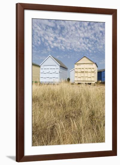 Beach Huts, Hayling Island, Hampshire, England, United Kingdom, Europe-Jean Brooks-Framed Photographic Print