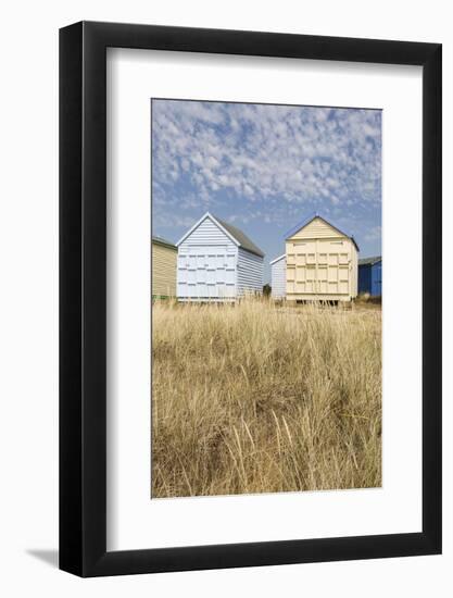 Beach Huts, Hayling Island, Hampshire, England, United Kingdom, Europe-Jean Brooks-Framed Photographic Print