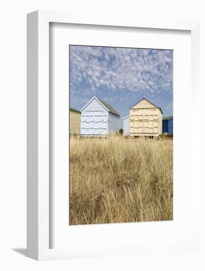 Beach Huts, Hayling Island, Hampshire, England, United Kingdom, Europe-Jean Brooks-Framed Photographic Print