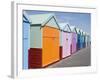 Beach Huts, Hove, Sussex, England, United Kingdom-Ethel Davies-Framed Photographic Print