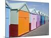 Beach Huts, Hove, Sussex, England, United Kingdom-Ethel Davies-Mounted Photographic Print