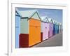 Beach Huts, Hove, Sussex, England, United Kingdom-Ethel Davies-Framed Photographic Print