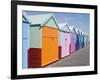 Beach Huts, Hove, Sussex, England, United Kingdom-Ethel Davies-Framed Photographic Print