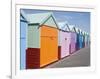 Beach Huts, Hove, Sussex, England, United Kingdom-Ethel Davies-Framed Photographic Print