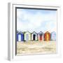 Beach Huts I-Grace Popp-Framed Art Print