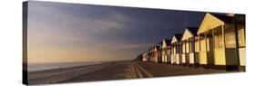 Beach Huts in a Row, Southwold, Waveney, Suffolk, England-null-Stretched Canvas