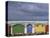 Beach Huts, Muizenberg, Cape Peninsula, South Africa, Africa-Steve & Ann Toon-Stretched Canvas