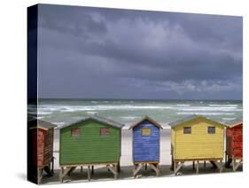 Beach Huts, Muizenberg, Cape Peninsula, South Africa, Africa-Steve & Ann Toon-Stretched Canvas