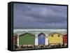 Beach Huts, Muizenberg, Cape Peninsula, South Africa, Africa-Steve & Ann Toon-Framed Stretched Canvas