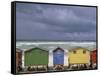 Beach Huts, Muizenberg, Cape Peninsula, South Africa, Africa-Steve & Ann Toon-Framed Stretched Canvas