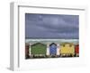 Beach Huts, Muizenberg, Cape Peninsula, South Africa, Africa-Steve & Ann Toon-Framed Photographic Print