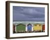 Beach Huts, Muizenberg, Cape Peninsula, South Africa, Africa-Steve & Ann Toon-Framed Photographic Print