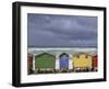 Beach Huts, Muizenberg, Cape Peninsula, South Africa, Africa-Steve & Ann Toon-Framed Photographic Print