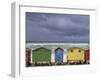 Beach Huts, Muizenberg, Cape Peninsula, South Africa, Africa-Steve & Ann Toon-Framed Photographic Print