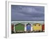 Beach Huts, Muizenberg, Cape Peninsula, South Africa, Africa-Steve & Ann Toon-Framed Photographic Print