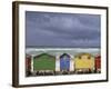 Beach Huts, Muizenberg, Cape Peninsula, South Africa, Africa-Steve & Ann Toon-Framed Photographic Print