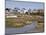 Beach Huts on Mudeford Spit or Sandbank, Christchurch Harbour, Dorset, England, United Kingdom-Rainford Roy-Mounted Photographic Print