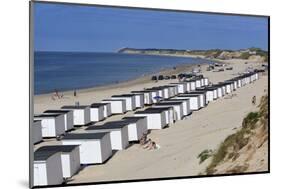 Beach Huts on North Sea Coast, Lokken, Jutland, Denmark, Scandinavia, Europe-Stuart Black-Mounted Photographic Print
