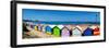 Beach Huts on the Beach, Brighton the Beach, Melbourne, Victoria, Australia-null-Framed Photographic Print