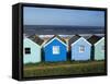 Beach Huts, Southwold, Suffolk, England, United Kingdom-Amanda Hall-Framed Stretched Canvas