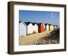 Beach Huts, Southwold, Suffolk, England, United Kingdom-Amanda Hall-Framed Photographic Print