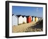 Beach Huts, Southwold, Suffolk, England, United Kingdom-Amanda Hall-Framed Photographic Print